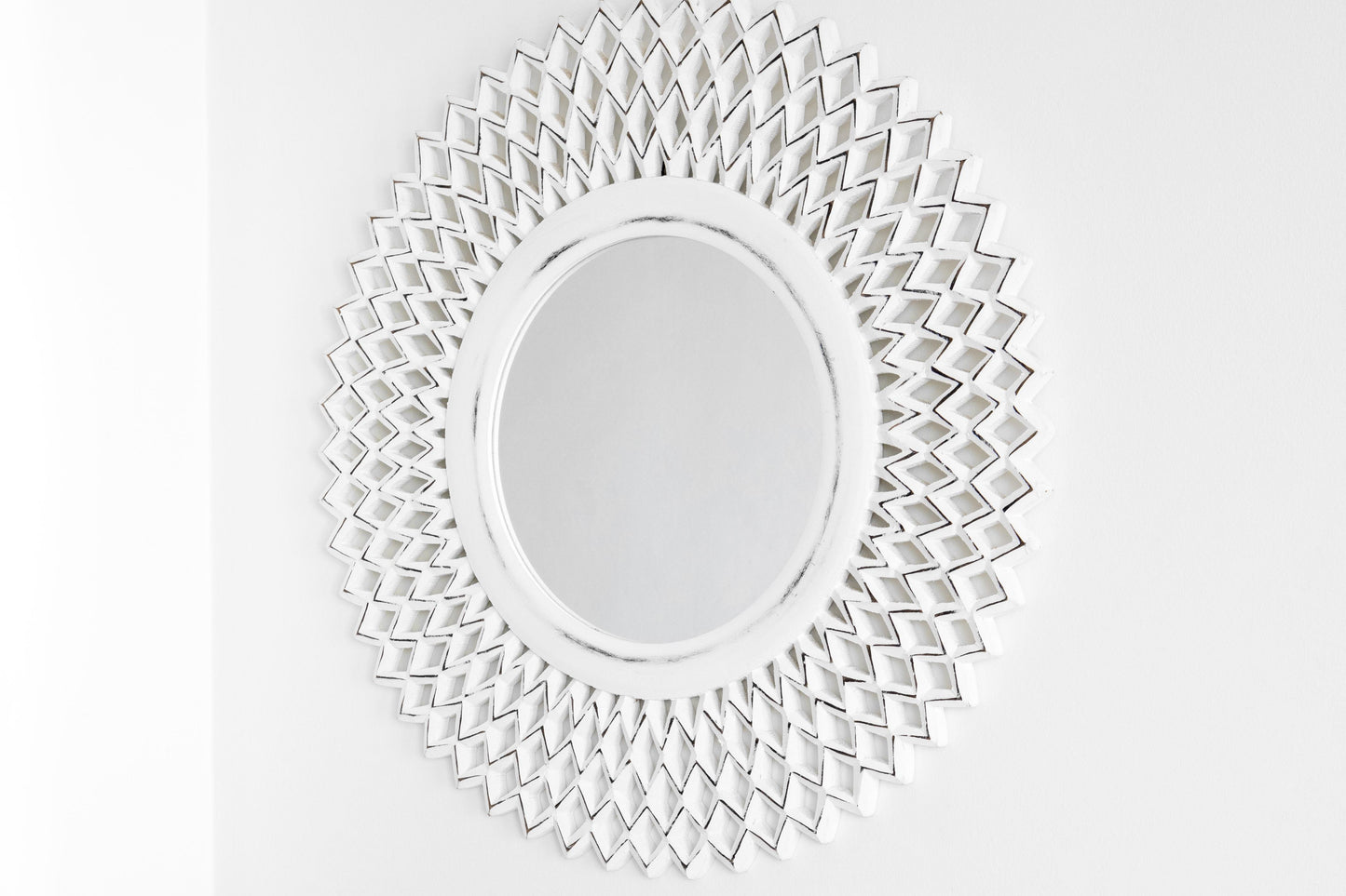 White Mirror Decor For Wall